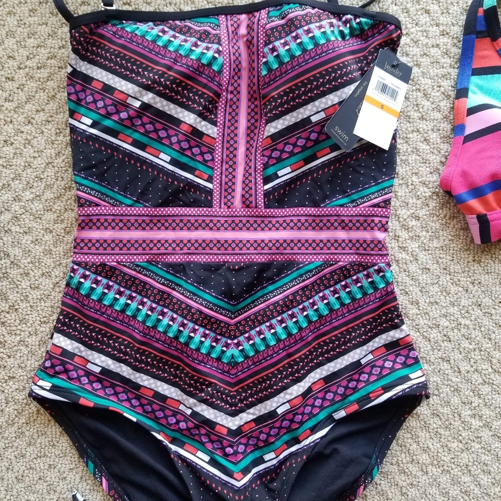 Bandeau 1pc Swimsuit-size Small- NWT!